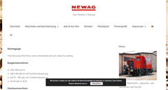 Desktop Screenshot of newag.de