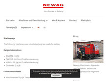 Tablet Screenshot of newag.de