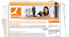 Desktop Screenshot of newag.cz